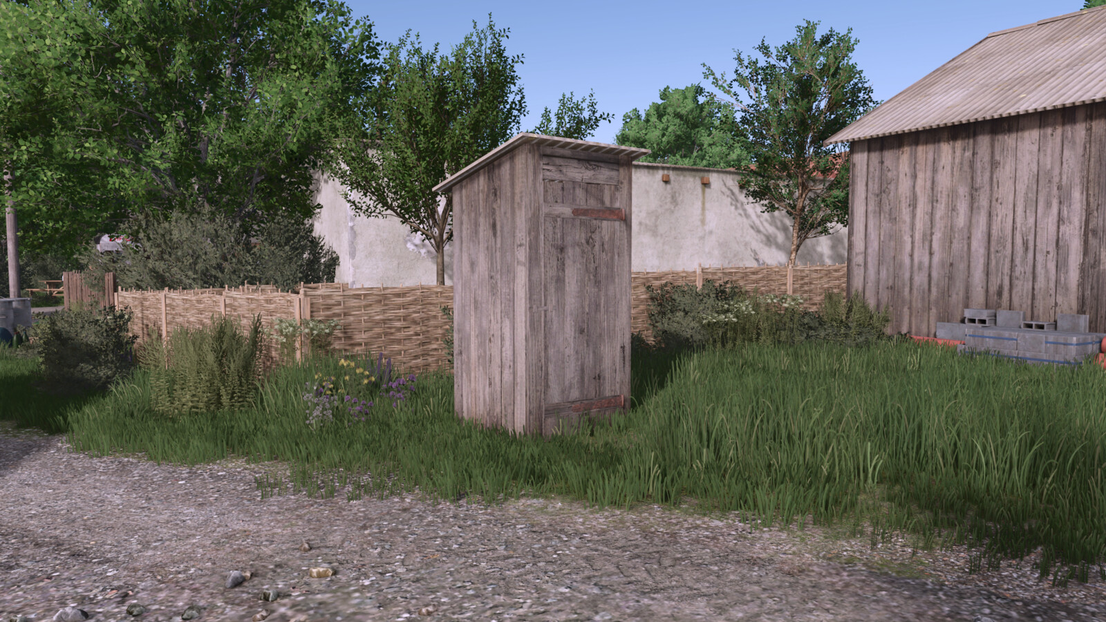 Wooden Outhouse (Prefab*)