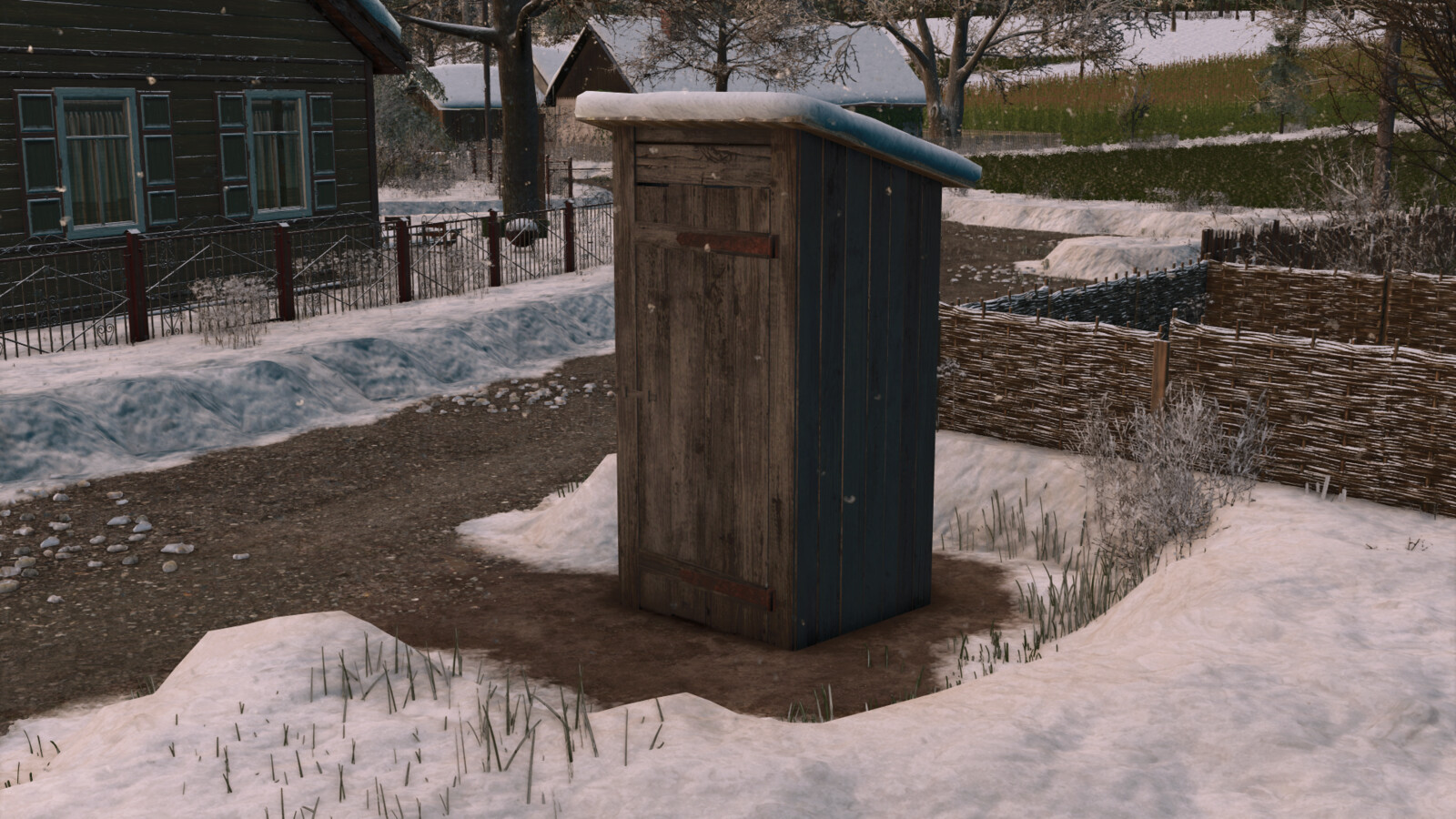 Wooden Outhouse (Prefab*)