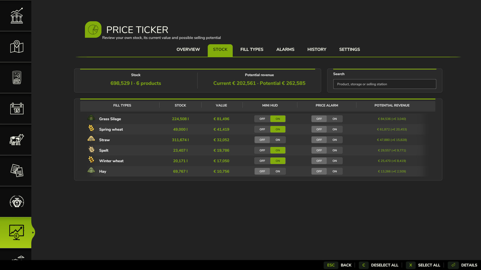 Market Price Helper