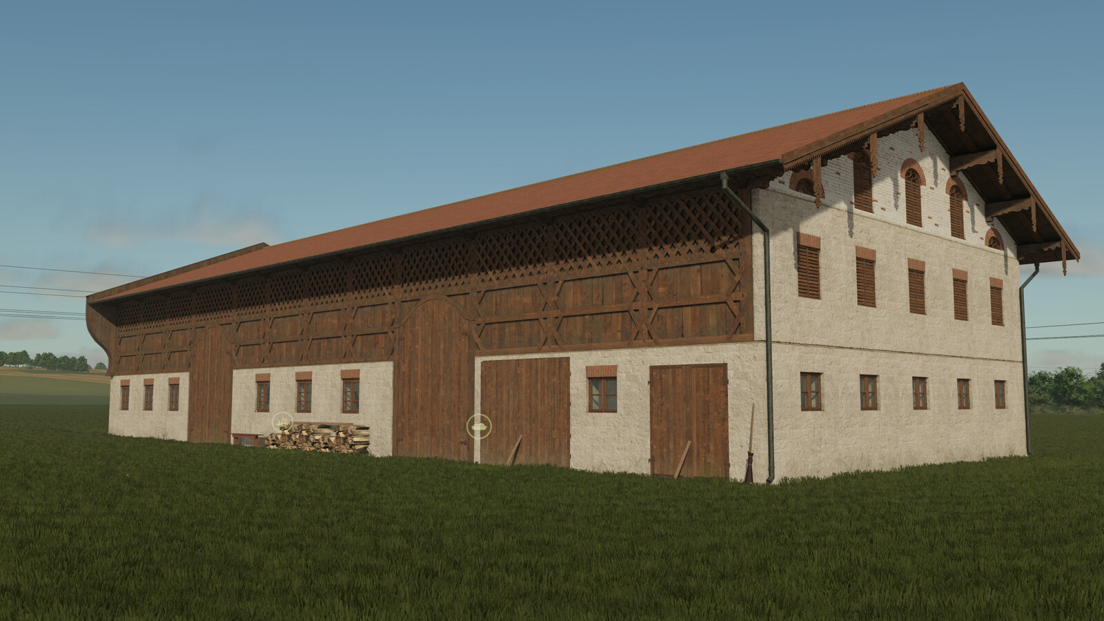 Bavarian Barn With Cowstable