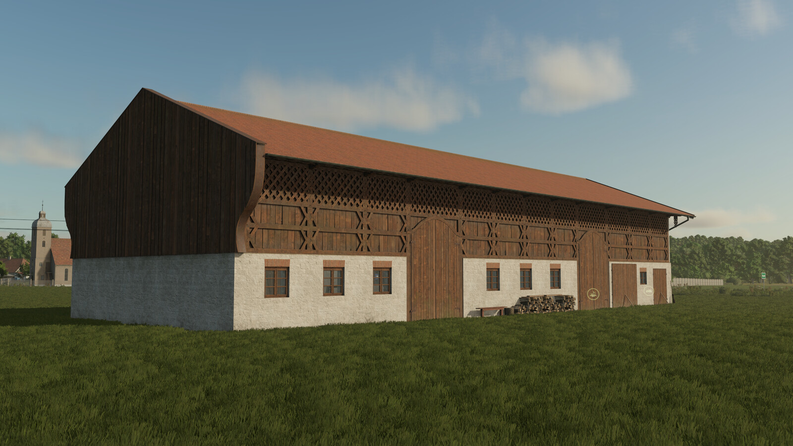 Bavarian Barn With Cowstable