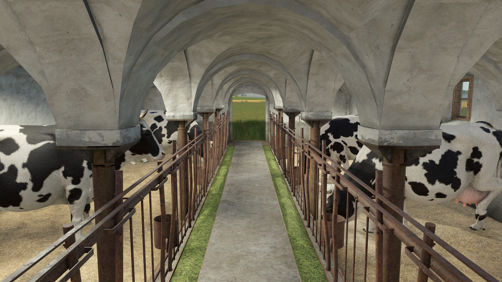 Bavarian Barn With Cowstable