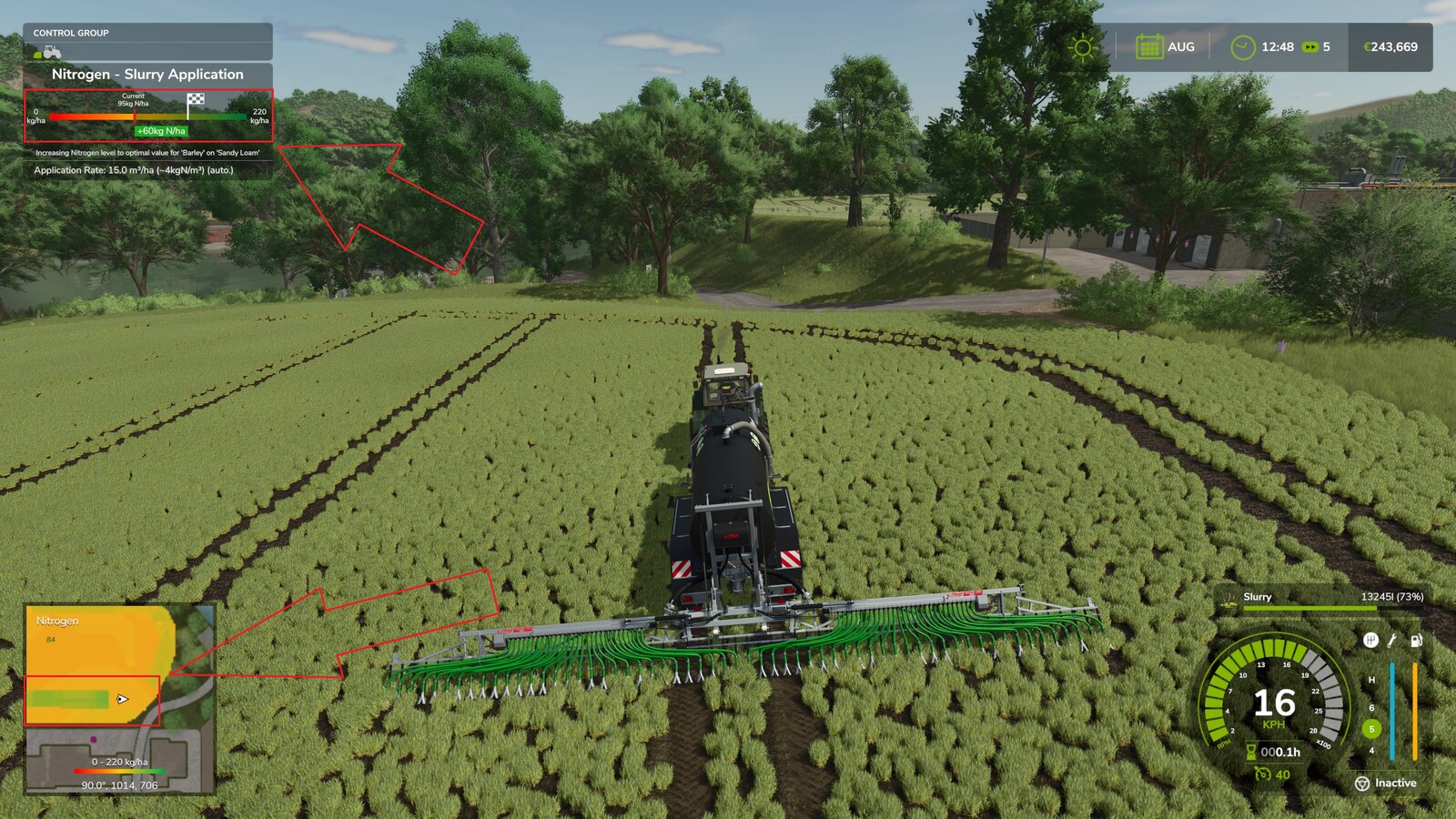 Demand-Oriented Organic Application